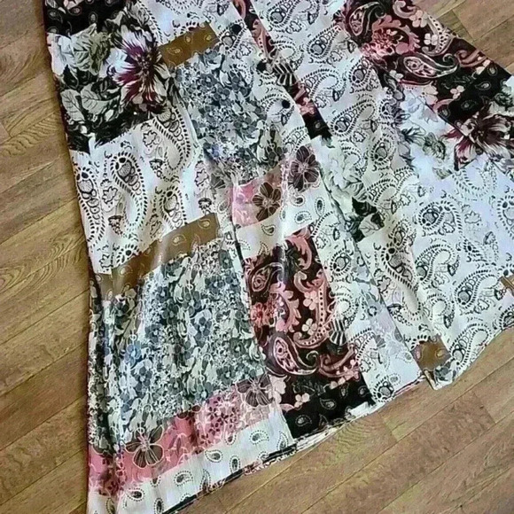 Zara Lightweight Mix Print Dress - Picture 4 of 5